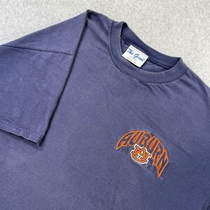 Vintage 90s Auburn Tigers The Game T-Shirt XL USA Made‎ Navy Blue Collegiate Tee